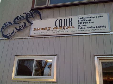 cook sheet metal simcoe|cook sheet metal company.